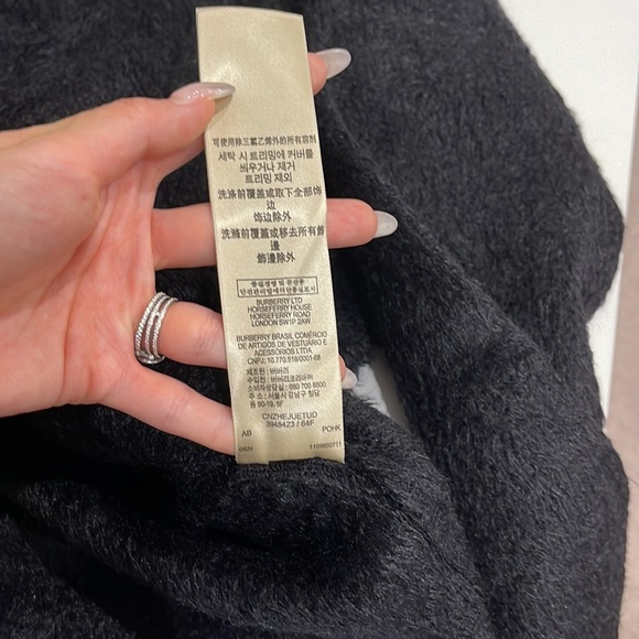 Burberry mohair sweater black - Picture 8 of 9